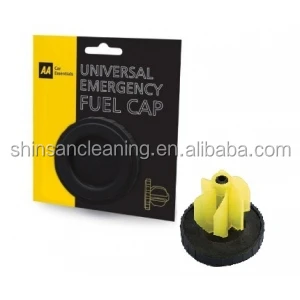 Plastic emergency fuel cap