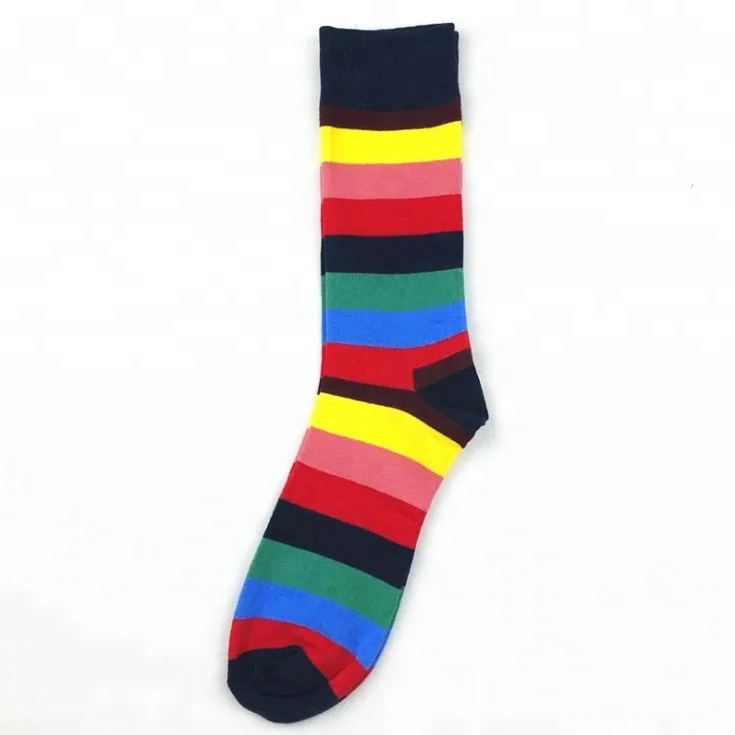 
Hot sale men happy socks striped happy socks happy style socks 