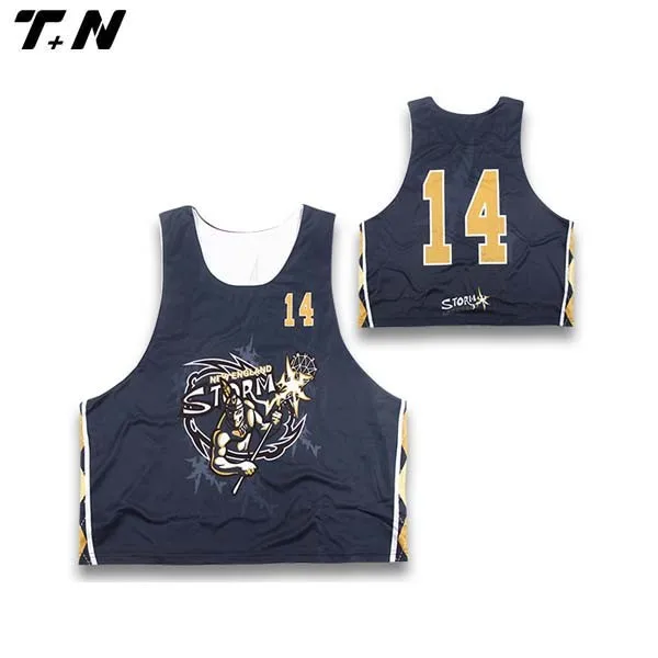 Индивидуальный Реверсивный сублимированный лакросс pinny