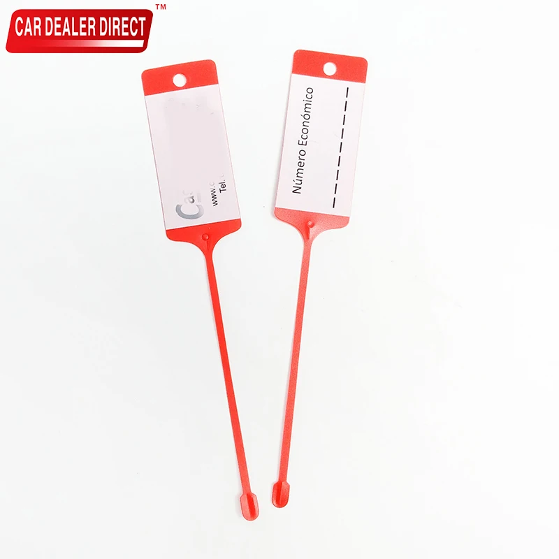 Custom plastic printed hotel key tags no minimum car key tag