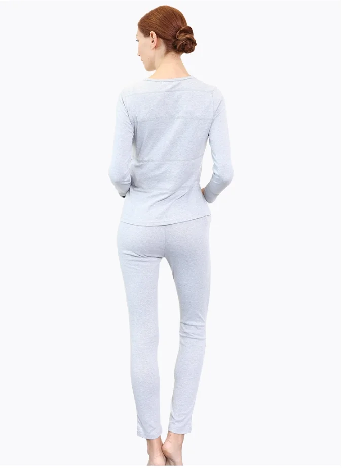 
Full Set Outdoor Use Smart Wearable Battery Heated Long Underwear For Body Warming 