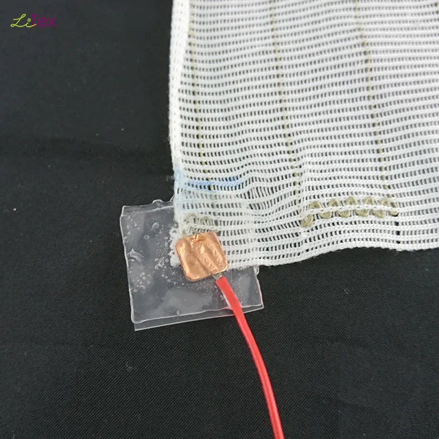 Fabric electric conductive yarn heating elements