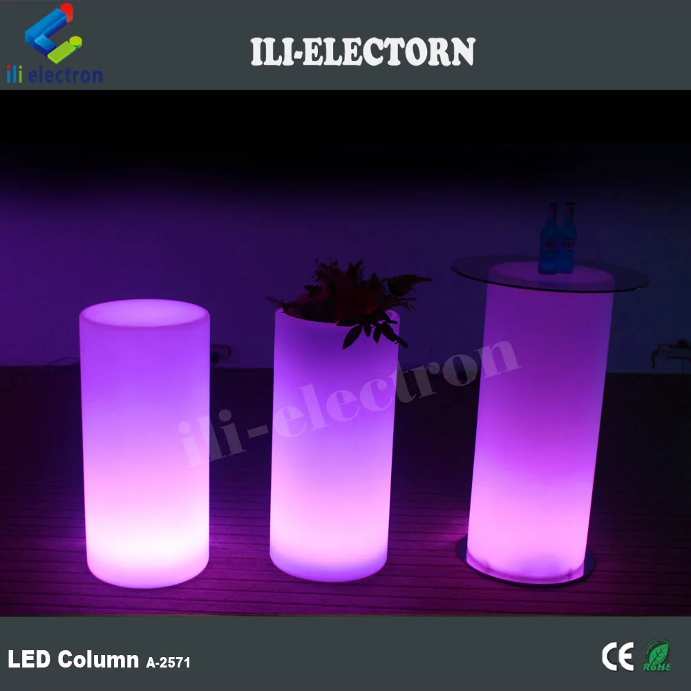Infarad Remote control illuminated led Glowing pillar