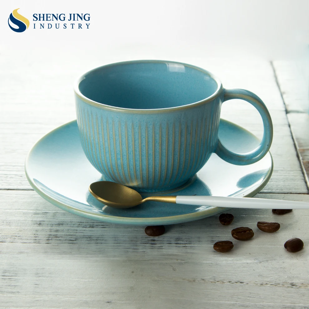 Juego De Te Porcelana Tea Det Blue Korean Coffee Pot