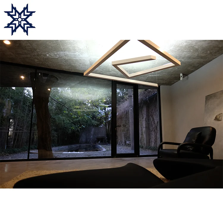 Home high quality PU frame fixed glass windows