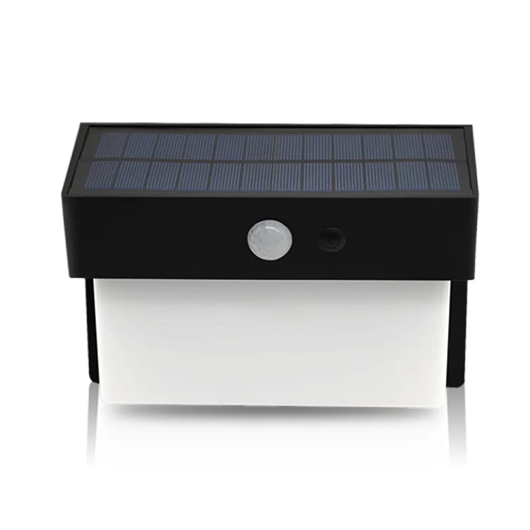 Hot selling led solar wall lights outdoor garden wall mounted motion sensor light with good quality
