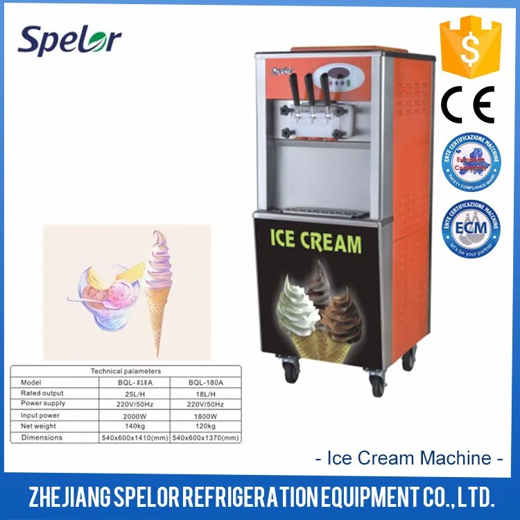 Горячий продавать новые продукты мороженое бар машина