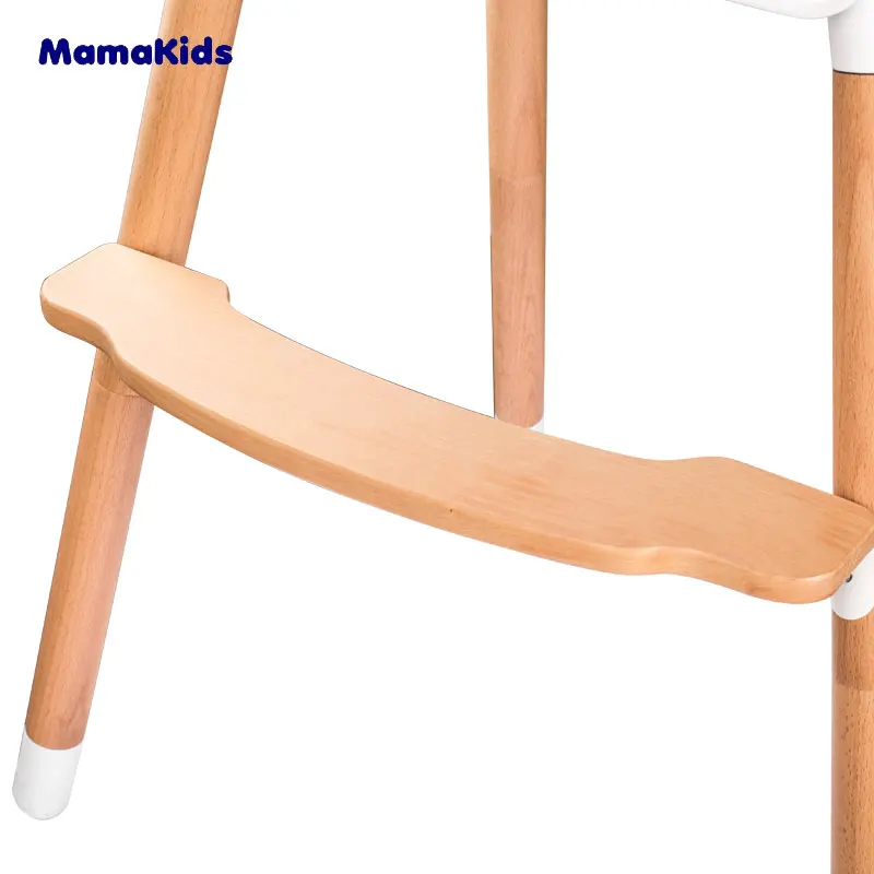 
EN14988 3 in 1 wooden baby feeding free baby high chair 