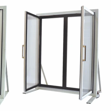 Showcase glass display fridge glass door aluminum frame for cold drink