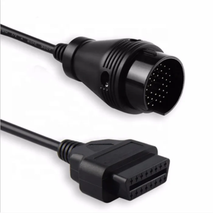 OBD 38Pin для 16Pin OBD OBDii II переходник с внутренней резьбой соединительный кабель с разъемом кабеля для MB адаптер