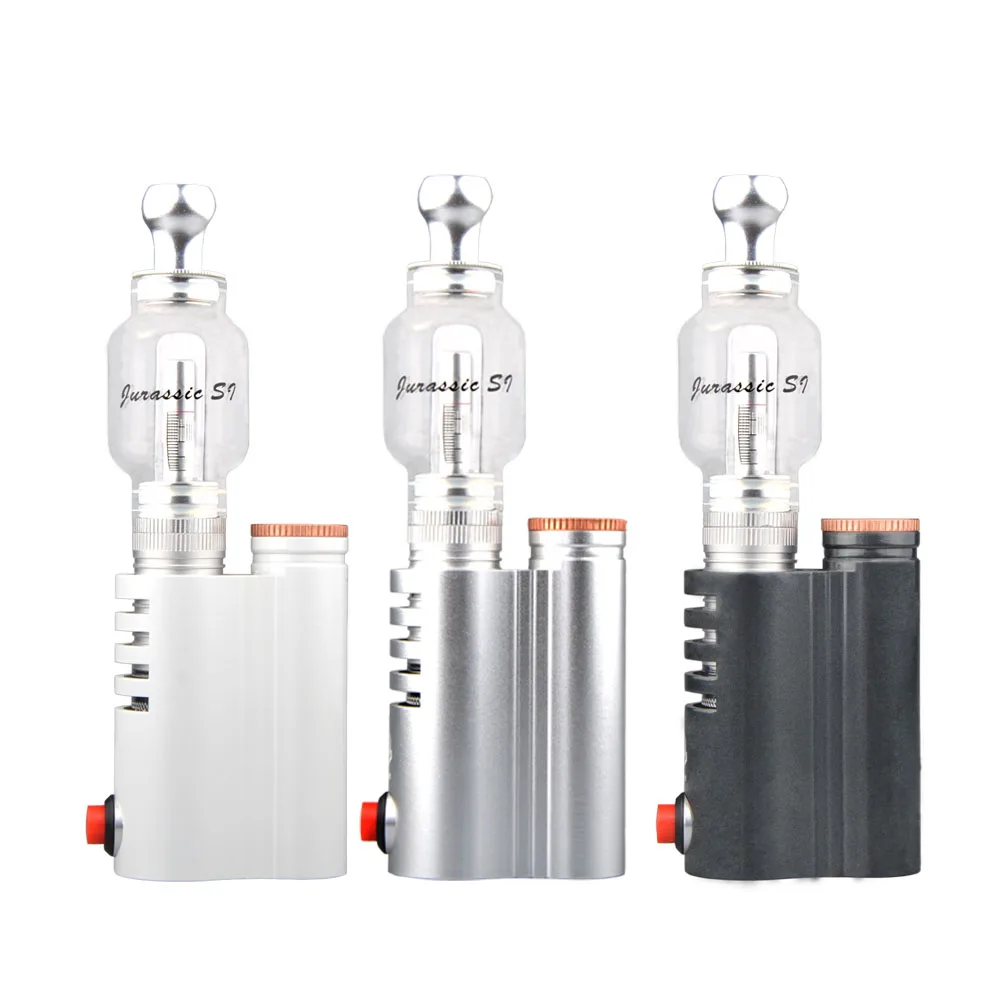 
Factory hot selling glass hookah 510 Thread electric hookah prices Jurassic S1 Dry herb hookah shisha 