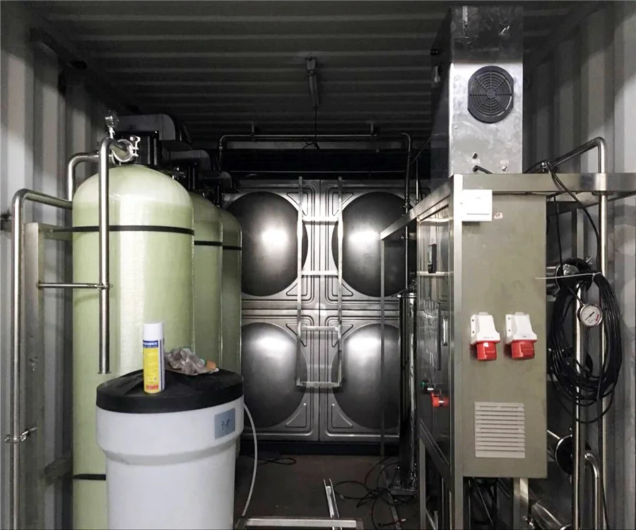 Containerized Mobile Water Purification System for Drinking