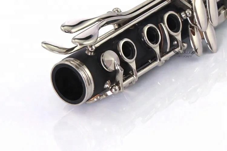 Musical instrument Nickel plated Bb tone ABS body clarinet