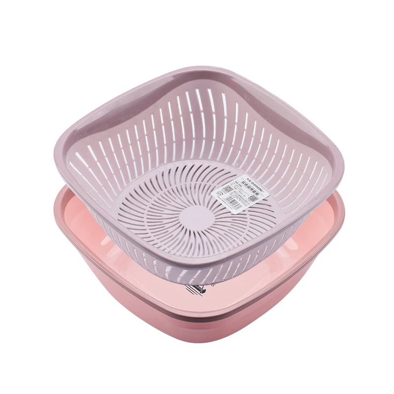 Plastic Kitchen Vegetable  Fruit Wash Basin