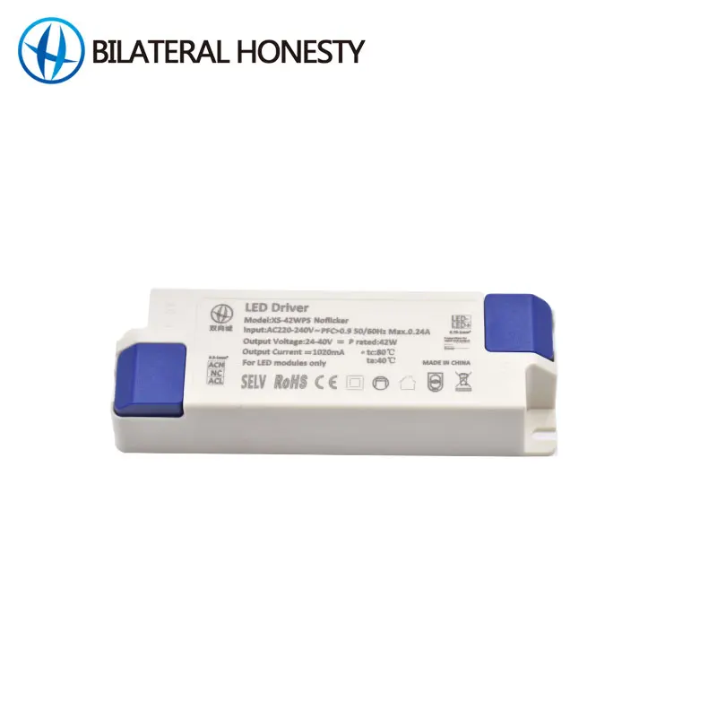 Бесмерцающий светодиодный драйвер 1050mA THD до 10% 600mA, светодиодный потолочный светильник, встроенный драйвер