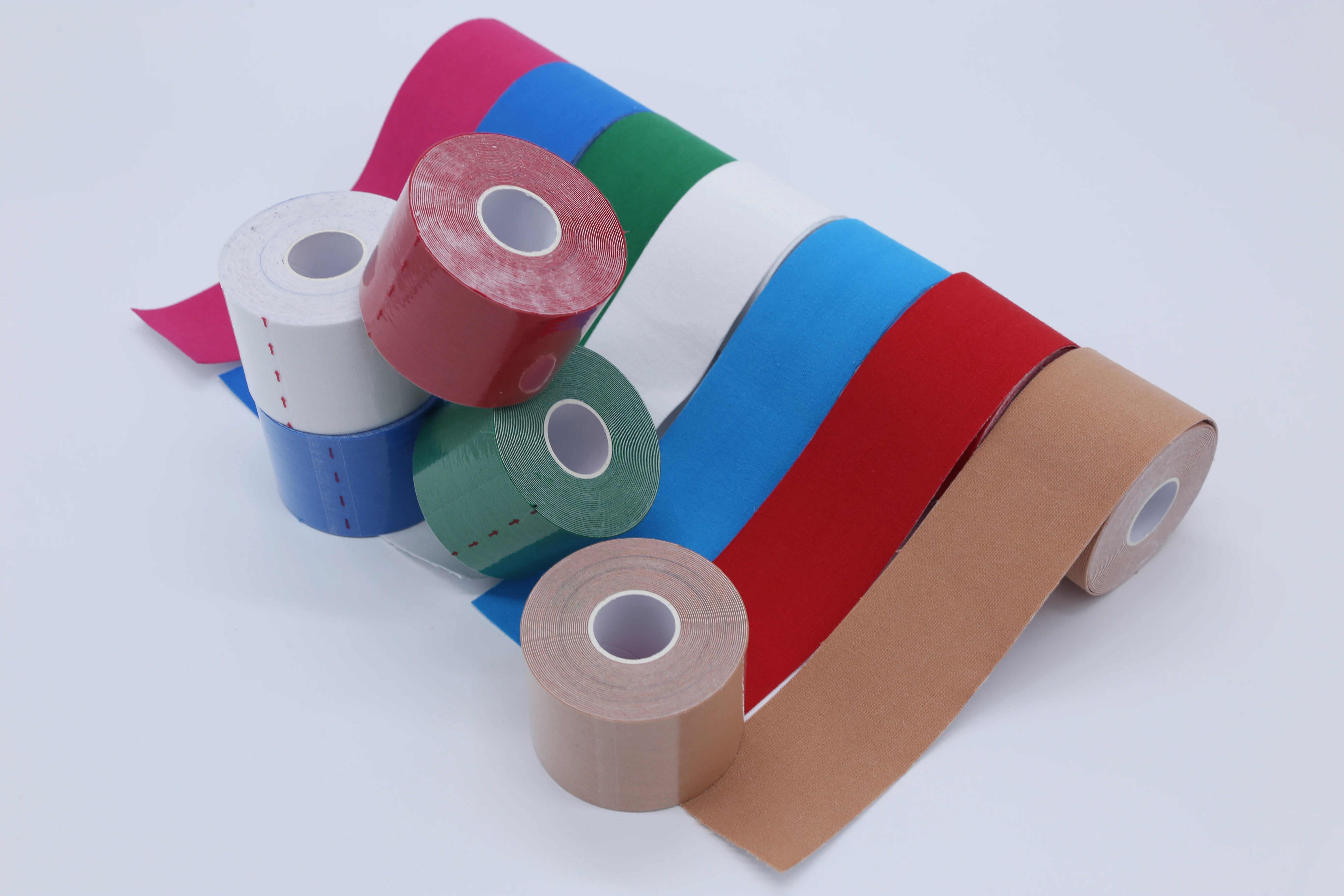 
Kinesiology Hypoallergenic Therapeutic water resistant cotton support for athletic sports pain relief tape 