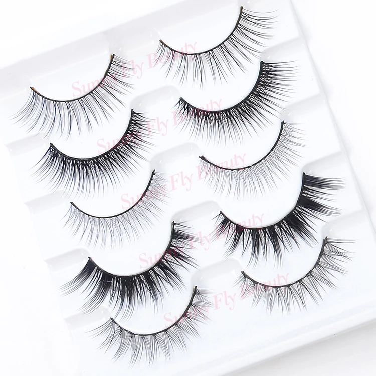 
Custom circle round packaging manufacturers free fake eyelashes made in Vietnam 