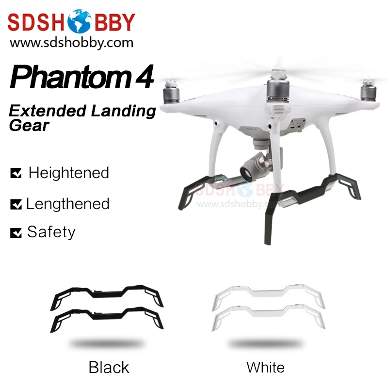 Phantom 4 Chassis Extend Increased Landing Skid Gimbal Protector Stabilizers for DJI Phantom4 Quadcopter