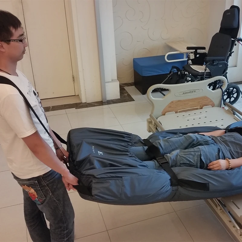 Dark Blue Nylon emergency Patient Evacuation Medical Bed Mattress