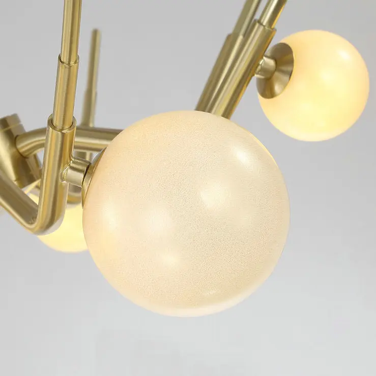 
Wholesale Modern Gold Glass Ball Chandelier Pendant Light 