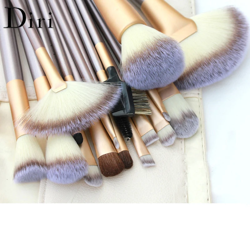 High quality 18Pcs Cosmetic Brush Set With Bag New 2019 Makeup Brush