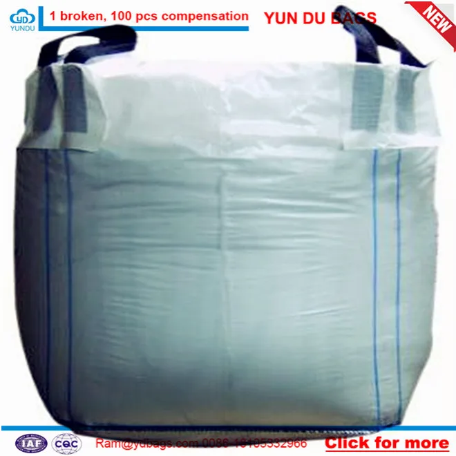 Cement / Concrete polypropylene sand 1 Ton Bulk Bags / Flexible Intermediate Bulk Containers