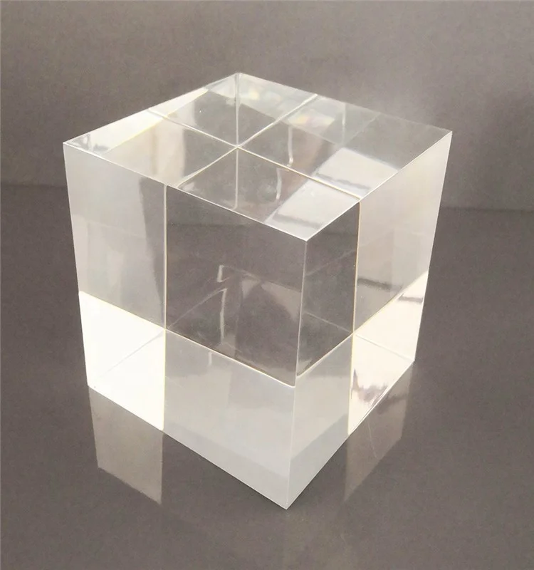 
10cm transparent crystal acrylic block 