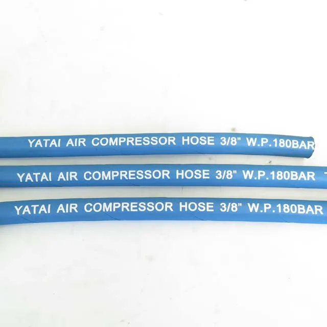 High pressure blue rubber air compressor oil hose