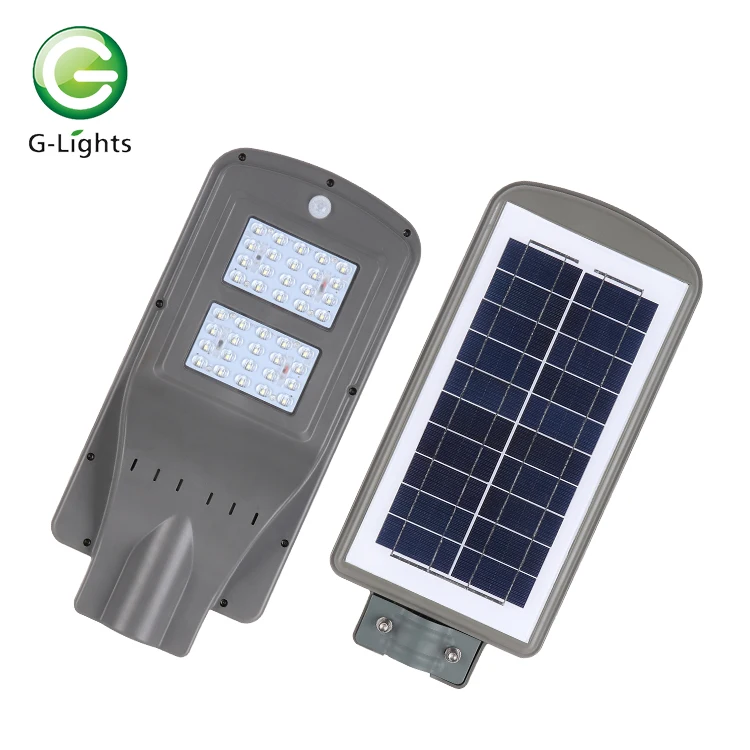 Alibaba best sellers outdoor IP65 20w 40w 60w 80w all in one integrated solar LED street lights
