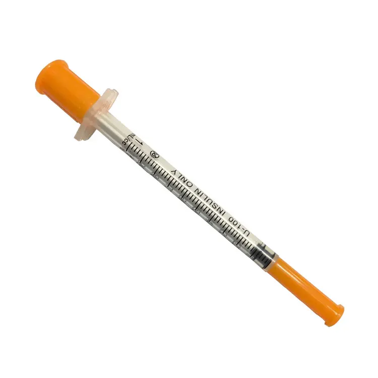 Fine of high quality  the best quality orange cap insulin syringe