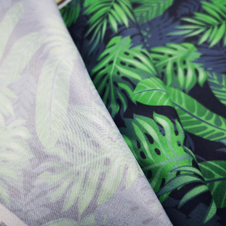 Single Jersey  Printed 100 Polyester Non Woven Swim Trunk Fabric