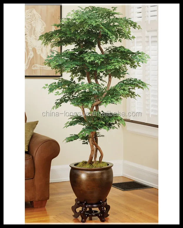 LSD-20160308707 Indoor ornamental plants home decoration maple bonsai China wholesale artificial bonsai tree
