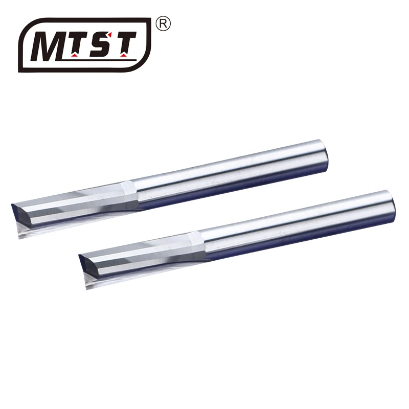MTST 6mm Double flute straight groove end mill carving wood tool Cnc engraving machine Wood cutter carbide tools