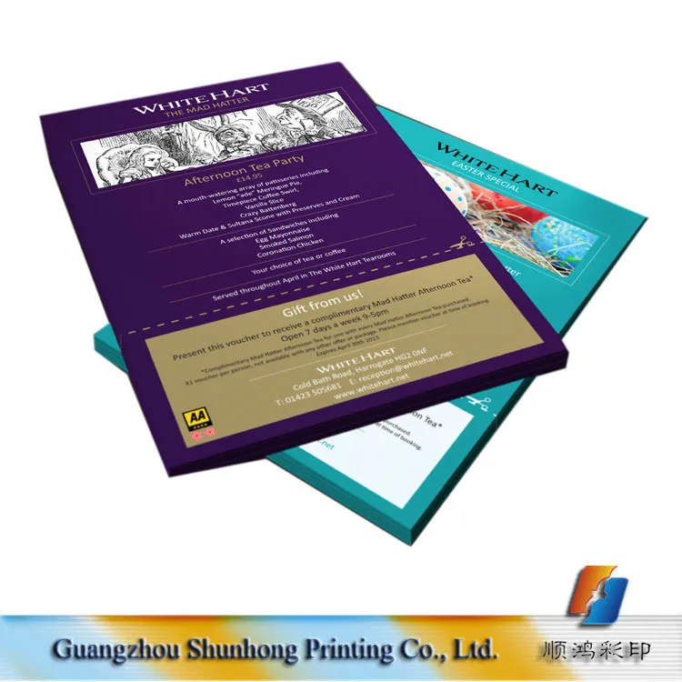 Printing factory design express brochure a5 flyer magazine catalogue