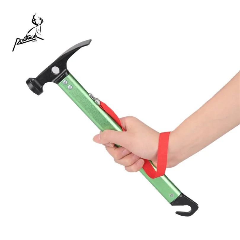 
RO-23 ROUTMAN Chipping Hammer With Aluminum Alloy Handle Outdoor Camping Portable Handle Hammer 