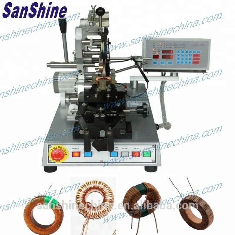 
Belt type automatic toroid winder coil winding machine 