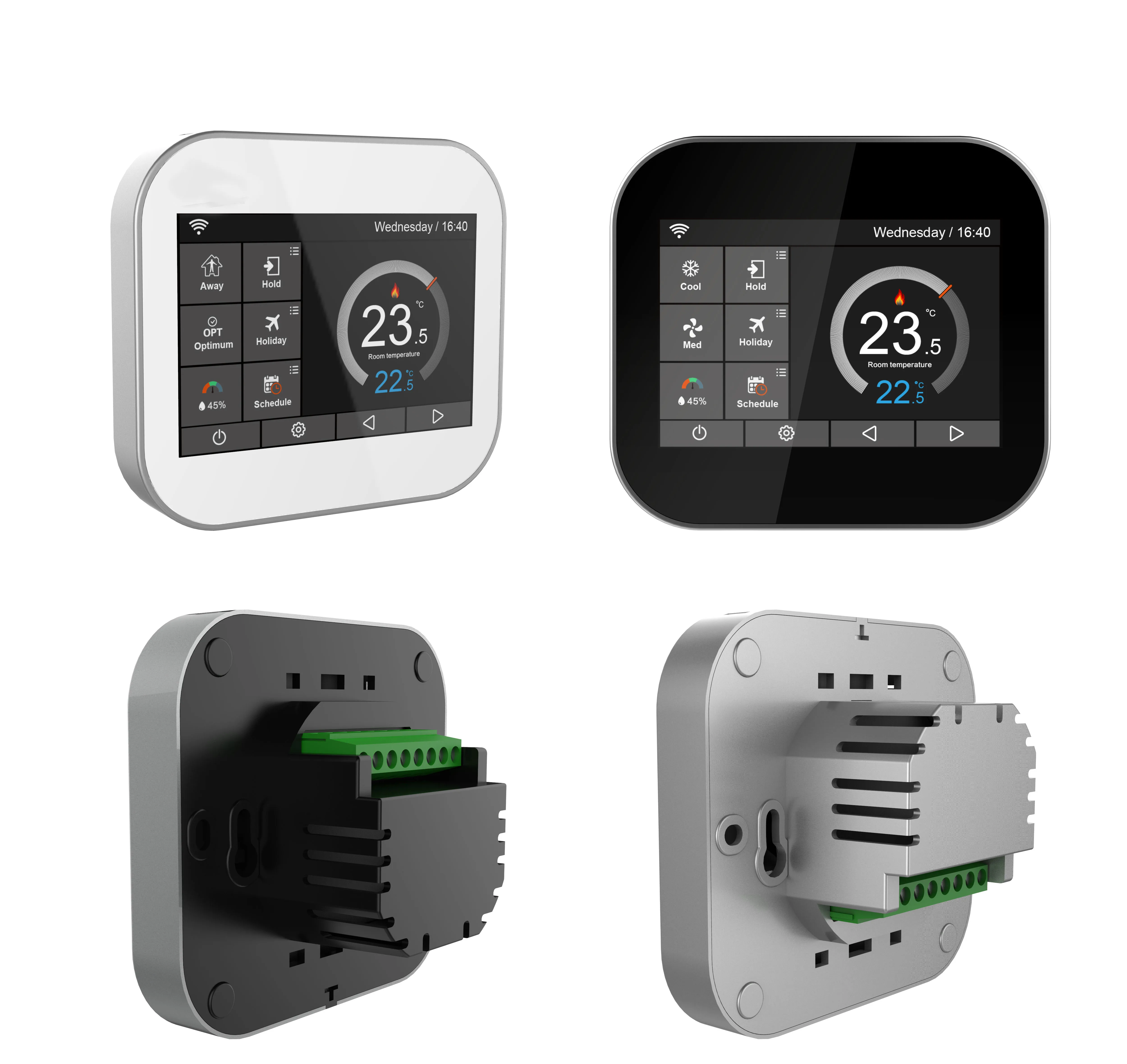 Customize Touch Screen WiFi Room Thermostat with APP Control