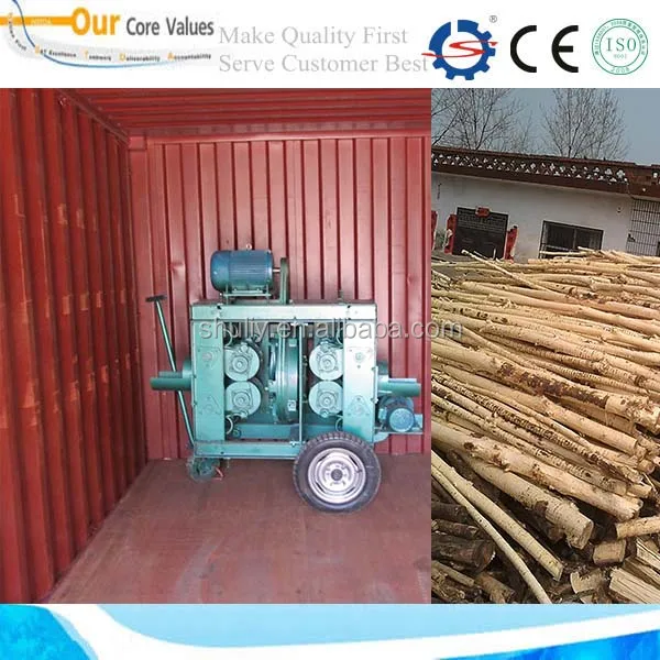 Wood tree log debarker machine | Tree log bark peeling machine | Wood tree processing machine