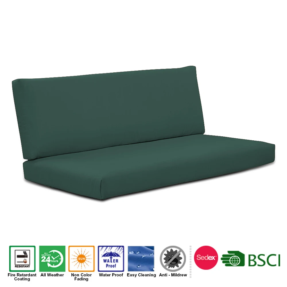 
Useful Acrylic 2-seaters Outdoor Chair Cushions Waterproof Deep Seat Cushions for Patio Furniture 