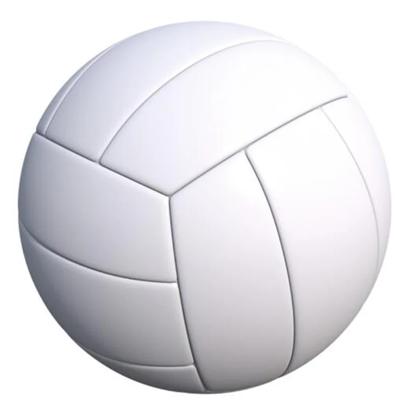 Cheap price 2017 new design White microfiber PU custom brand Volleyball Ball