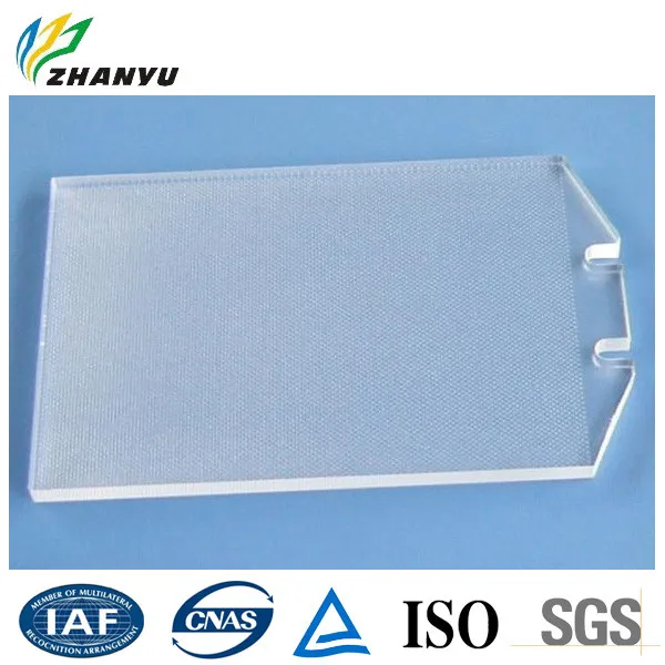100%  Virgin Acrylic Sheet Optical Grade Guide Panel for LGP Light
