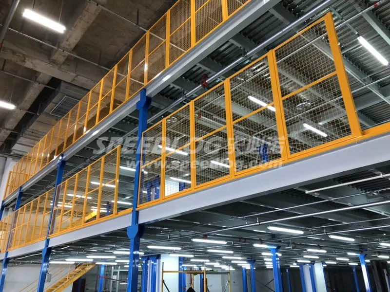 Maxrac modular design mezzanine platform multi-layer steel flooring system