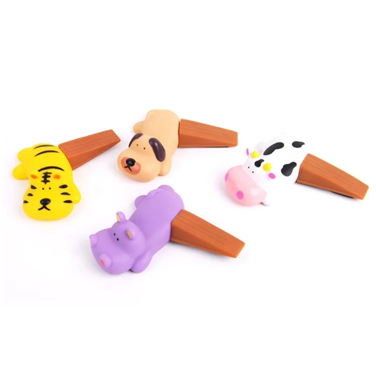 Promotion Animal Shape PVC Door Stopper Stopper Toy Rabbit Hippo Animal Door Stopper