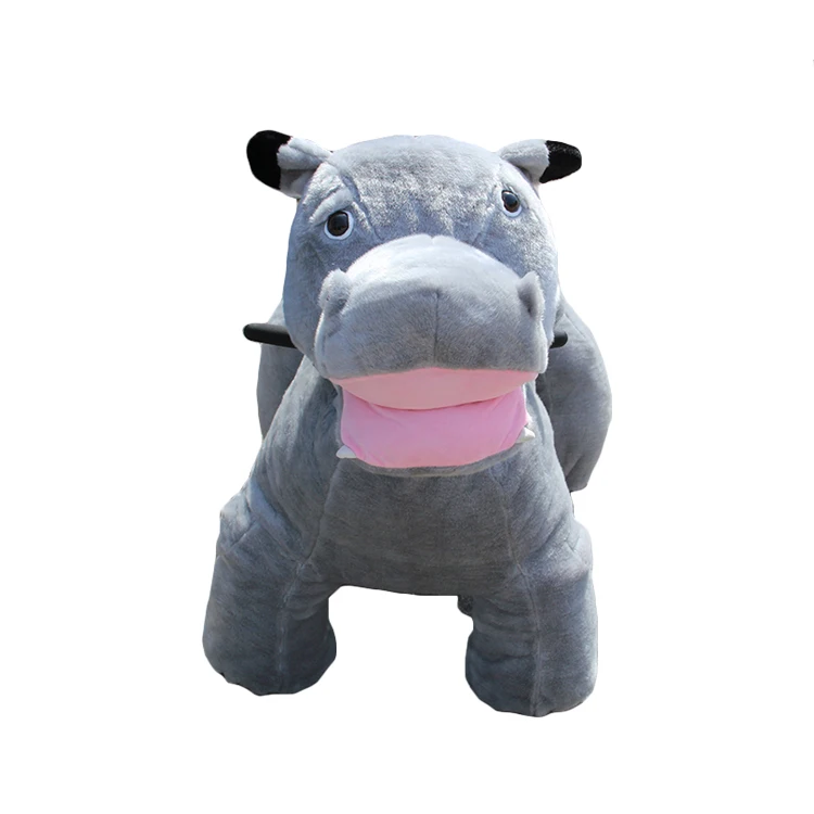 Hippopotamus walking riding animal moving toys zoo rider