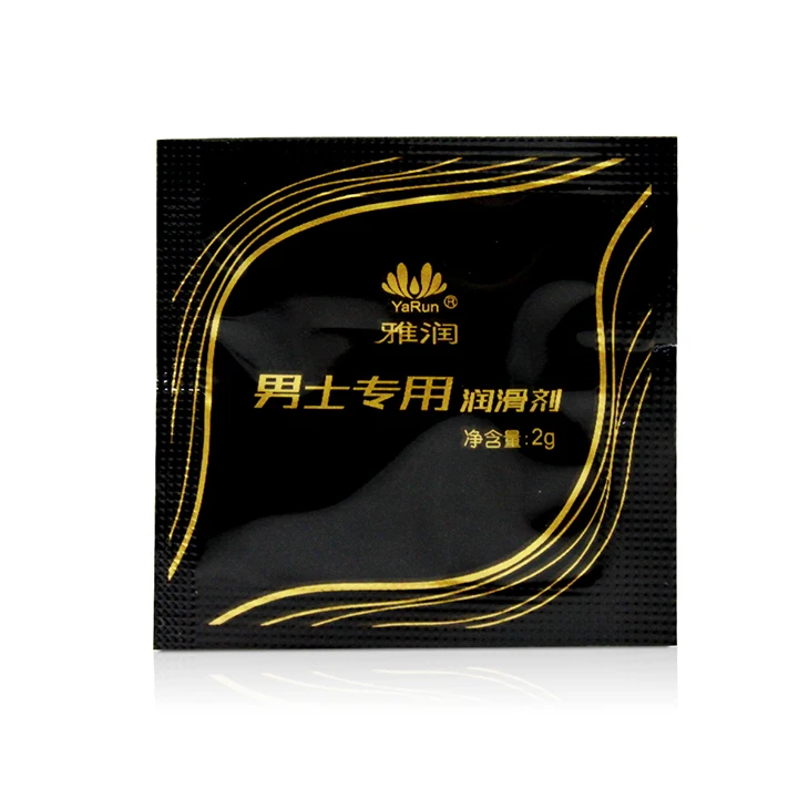 Haijie Accept Oem Comfortable Lubrication 2g Bagged Male Lubricant