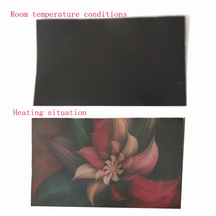 High quality Color change stickers for temperature measurement Commissioning color changing label sticker