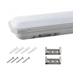 Светодиодная Тройная Водонепроницаемая световая полоса для очистки, Пыленепроницаемая и влагостойкая подсветка для мастерской, наружный дневной свет