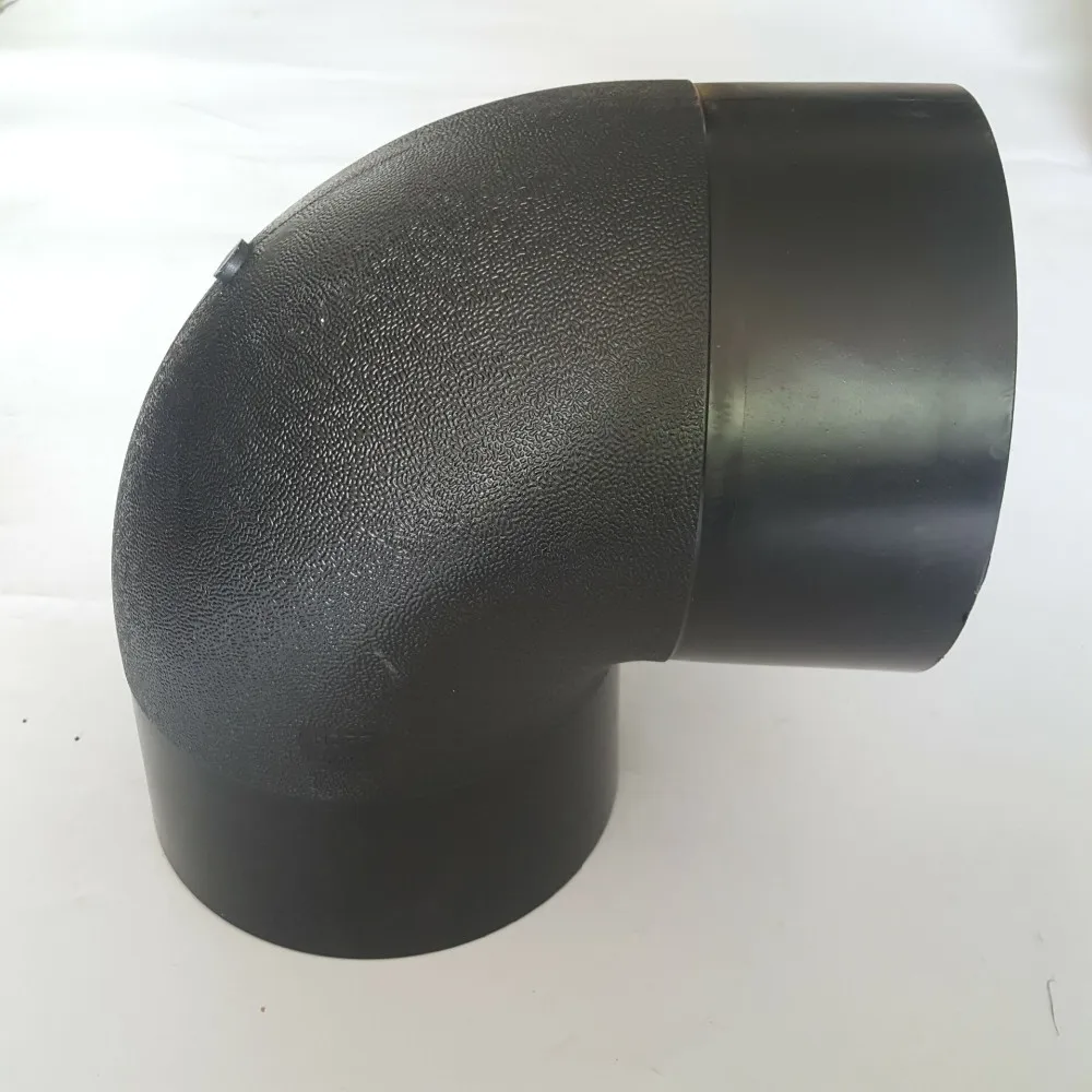 plumbing materials water pipe fittings HDPE 90 degree elbow