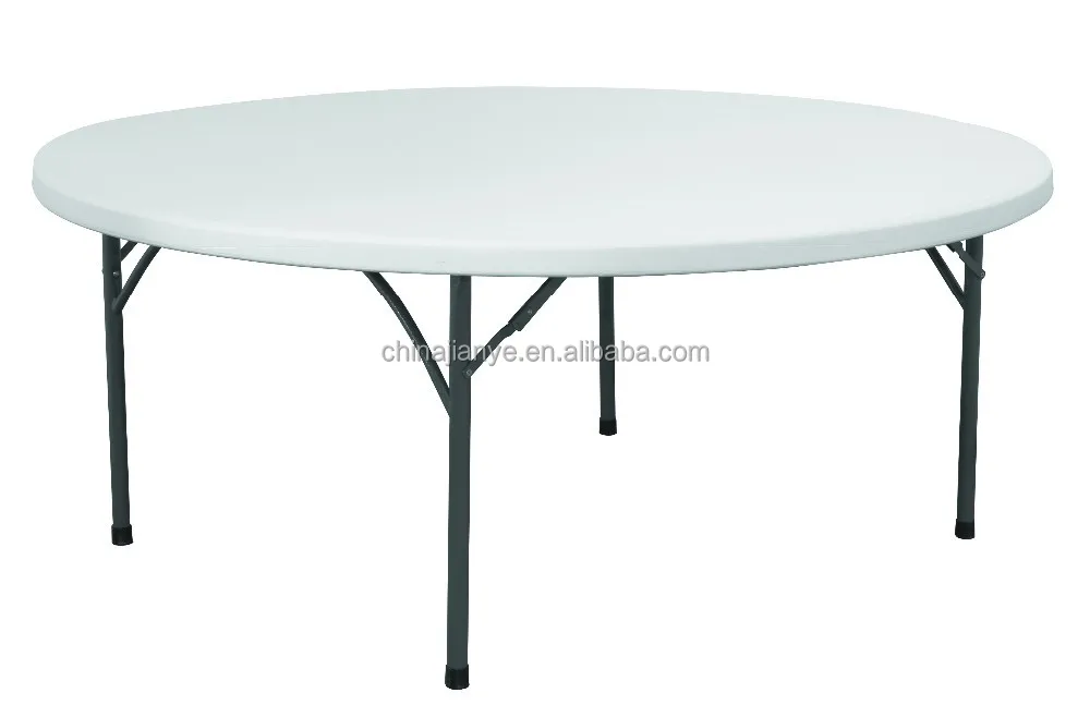 Outdoor 180 Cm Portable Events Wedding and Indoor Portable Folding Round Table