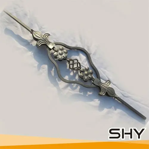 Decorative iron metal ornament wrought iron grape leaf